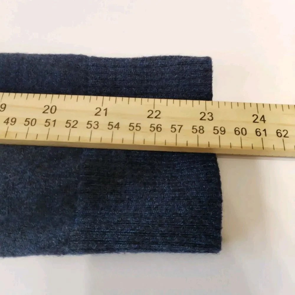 Banana Republic Extra Fine Merino Wool XL Sweater Men's V Neck Preppy‎ Navy Blue